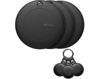 Lokalizator i komunikator MiLi MiTag czarny dla Android + czarne etui 3szt